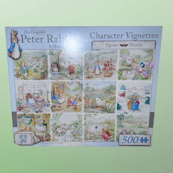 Character Scenes  Peter Rabbit from Beatrix Potter 500pc Puzzle - Picture 1 of 4